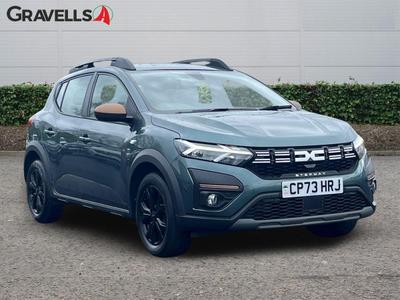 Used 2024 Dacia SANDERO STEPWAY 1.0 TCe EXTREME Hatchback 5dr Petrol Manual Euro 6 (s/s) (90 ps) Green at Gravells