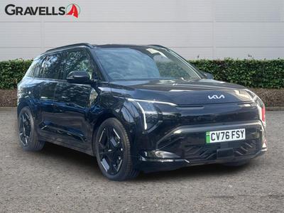 Used 2026 Kia EV3 81.4kWh GT-Line S SUV 5dr Electric Auto (201 bhp) MIDNIGHT BLACK at Gravells