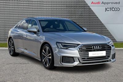 2020 Audi A6 Saloon 2.0 TFSIe 50 S line Saloon 4dr Petrol Plug-in Hybrid S Tronic quattro Euro 6 (s/s) 14.1kWh (299 ps) at JCT600