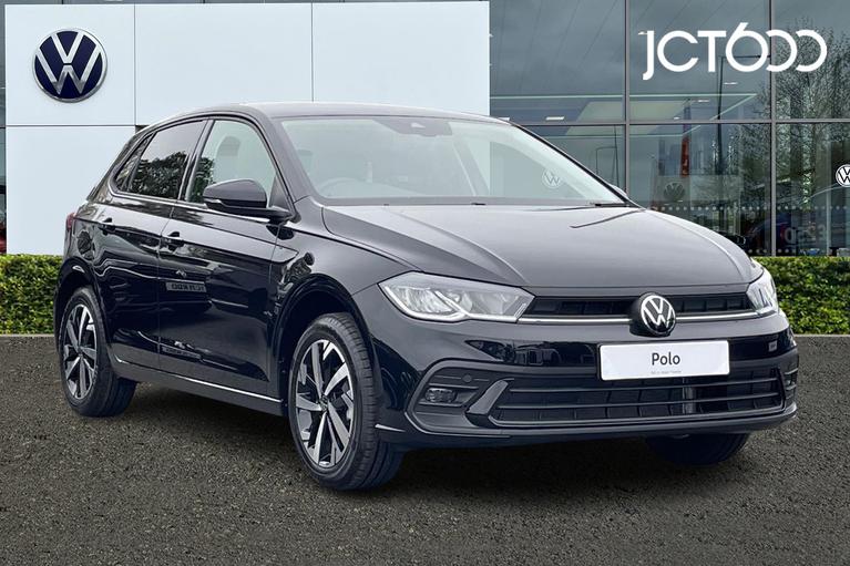Used ~ VOLKSWAGEN Polo Polo Match 1.0 TSI 95PS 5-spee Deep Black Pearl at JCT600