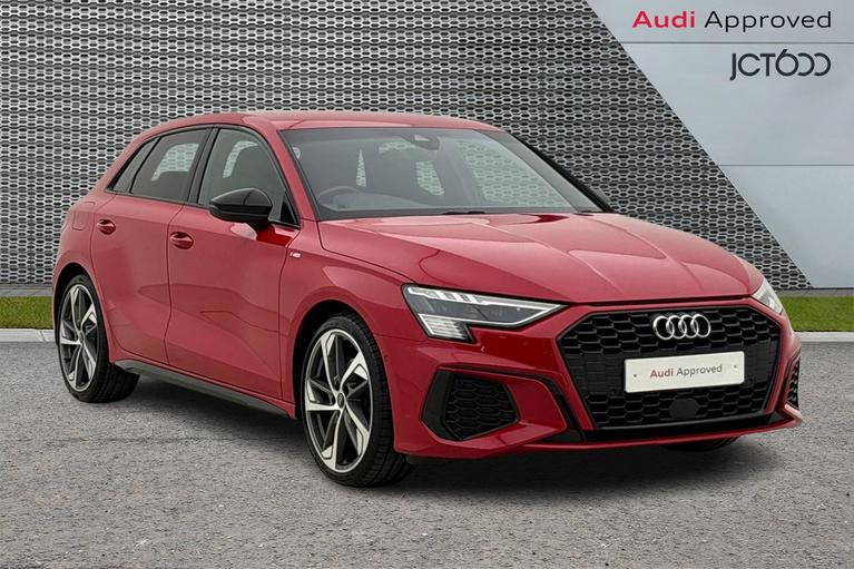 Used 2022 AUDI A3 1.5 TFSI 35 Edition 1 Sportback 5dr Petrol S Tronic Euro 6 (s/s) (150 ps) Red at JCT600