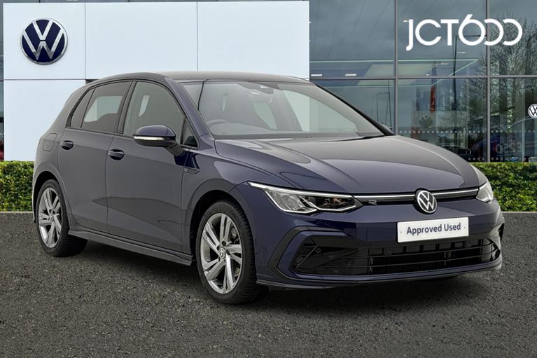 Used 2024 VOLKSWAGEN Golf 2.0 TDI R-Line Hatchback 5dr Diesel DSG Euro 6 (s/s) (150 ps) Blue at JCT600