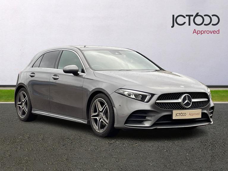 Used 2018 MERCEDES-BENZ A Class 1.5 A180d AMG Line (Executive) Hatchback 5dr Diesel 7G-DCT Euro 6 (s/s) (116 ps) Grey at JCT600