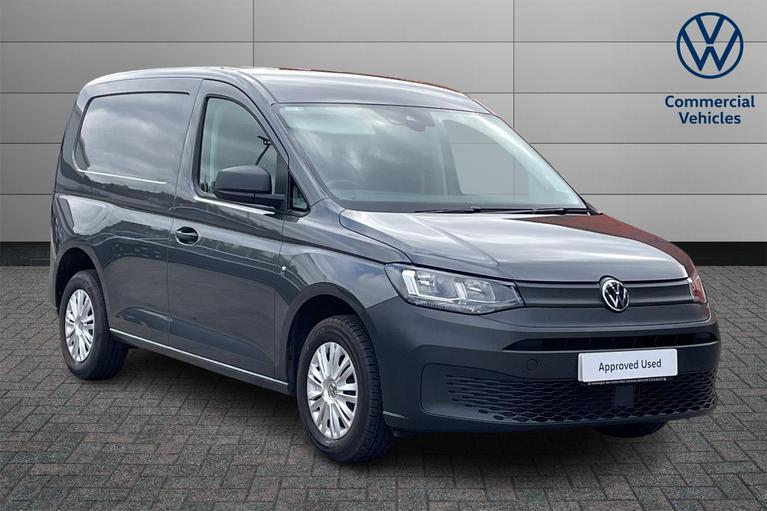 Used 2021 VOLKSWAGEN Caddy C20 Commerce Manual SWB Euro 6 102ps *TAILGATE*NO VAT* Indium Grey at JCT600