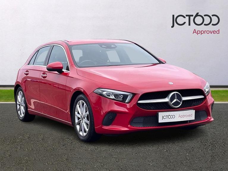 Used 2018 MERCEDES-BENZ A Class 1.5 A180d Sport (Executive) Hatchback 5dr Diesel 7G-DCT Euro 6 (s/s) (116 ps) Red at JCT600