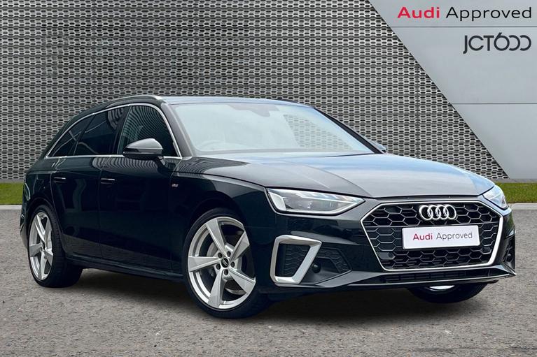 Used 2024 AUDI A4 Avant 2.0 TFSI 40 S line Estate 5dr Petrol S Tronic Euro 6 (s/s) (204 ps) Black at JCT600