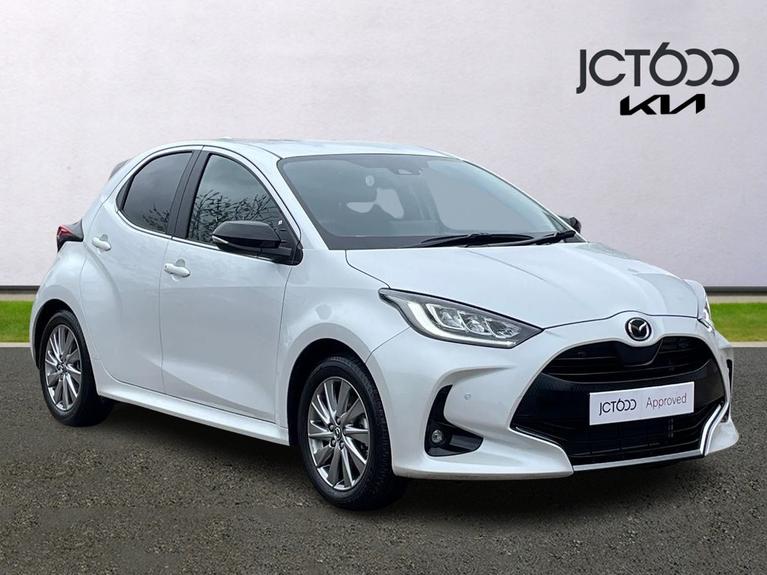 Used 2023 MAZDA Mazda2 Hybrid 1.5h Select Hatchback 5dr Petrol Hybrid CVT Euro 6 (s/s) (116 ps) White at JCT600