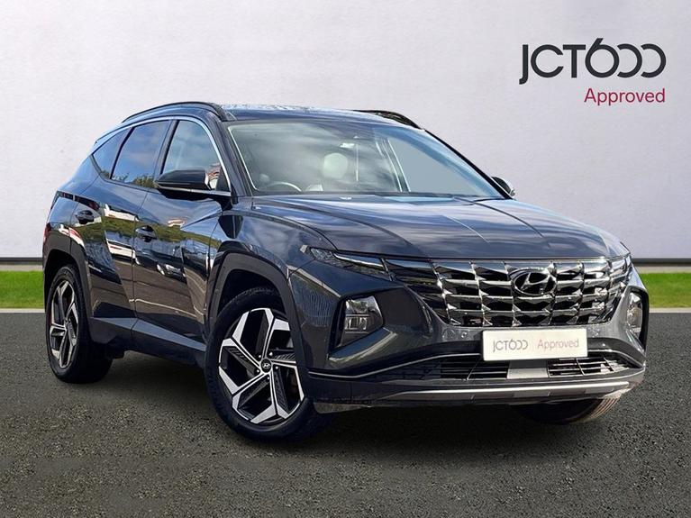 Used 2021 HYUNDAI Tucson 1.6 h T-GDi Ultimate SUV 5dr Petrol Hybrid Auto Euro 6 (s/s) (230 ps) Grey at JCT600