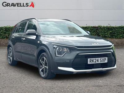 Used 2024 Kia NIRO 1.6h GDi 2 SUV 5dr Petrol Hybrid DCT Euro 6 (s/s) (139 bhp) Grey at Gravells