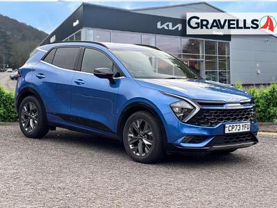 Used 2024 Kia SPORTAGE 1.6 h T-GDi GT-Line SUV 5dr Petrol Hybrid Auto Euro 6 (s/s) (226 bhp) blue flame at Gravells