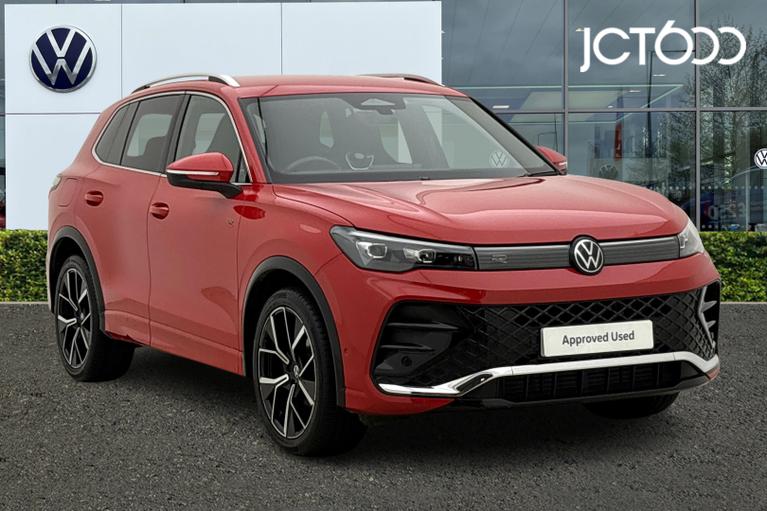 Used 2024 VOLKSWAGEN Tiguan 1.5 eTSI 150 R-Line 5dr DSG Persimmon Red at JCT600