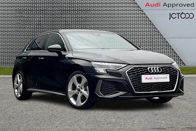 2023 AUDI A3 1.5 TFSI 35 S line Sportback 5dr Petrol S Tronic Euro 6 (s/s) (150 ps) at JCT600