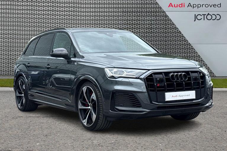 Used 2023 AUDI Sq7 Black Edition TFSI 507 PS tiptronic Daytona Grey at JCT600