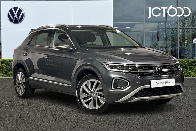 Used 2024 VOLKSWAGEN T-Roc Style 1.5 TSI 150PS 7-speed DSG 5 Door Indium Grey at JCT600