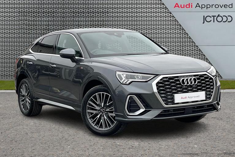 Used 2024 Audi Q3 1.5 TFSI CoD 35 S line Sportback 5dr Petrol S Tronic Euro 6 (s/s) (150 ps) Daytona grey, pearl effect at JCT600