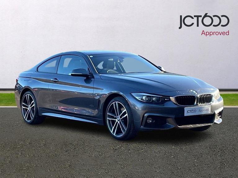 Used 2019 BMW 4 Series 2.0 420i GPF M Sport Coupe 2dr Petrol Auto xDrive Euro 6 (s/s) (184 ps) Grey at JCT600