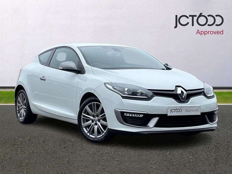 Used 2016 RENAULT Megane 1.5 dCi GT Line Nav Coupe 3dr Diesel Manual Euro 6 (s/s) (110 ps) White at JCT600