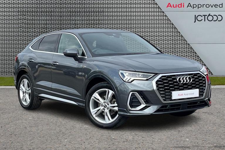 Used 2022 AUDI Q3 1.5 TFSI CoD 35 S line Sportback 5dr Petrol S Tronic Euro 6 (s/s) (150 ps) Grey at JCT600