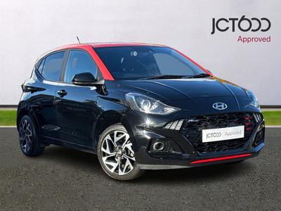 2021 HYUNDAI i10 1.0 T-GDi N Line Hatchback 5dr Petrol Manual Euro 6 (s/s) (100 ps) at JCT600
