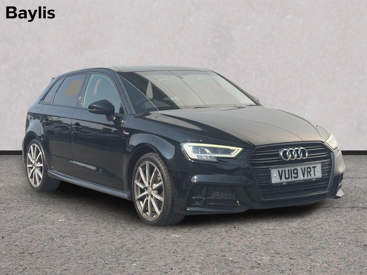 AUDI A3 35 TFSI BLACK EDITION 5DR S TRONIC 56,756 MILES PETROL SEMI AUTOMATIC...