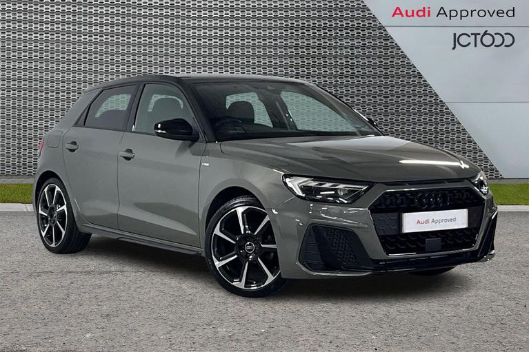 Used 2024 Audi A1 1.0 TFSI 25 Black Edition Sportback 5dr Petrol S Tronic Euro 6 (s/s) (95 ps) Grey at JCT600