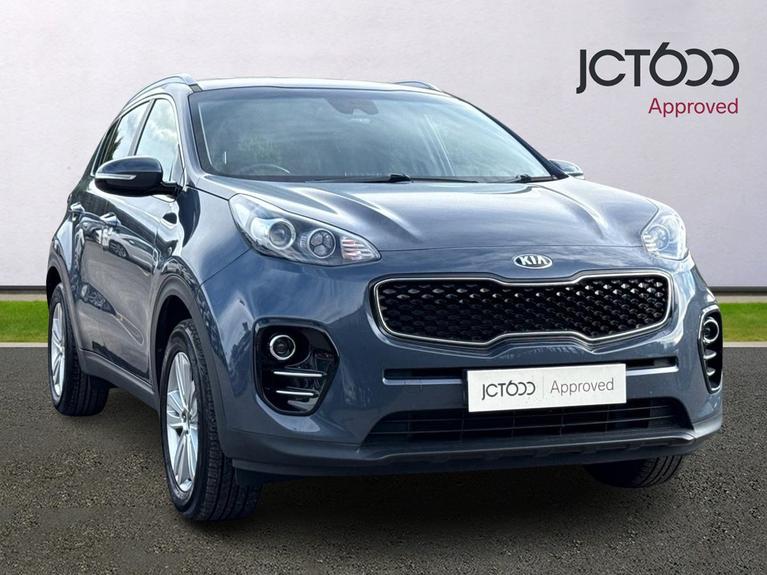 Used 2017 KIA Sportage 1.6 GDi 2 SUV 5dr Petrol Manual Euro 6 (s/s) (130 bhp) Blue at JCT600