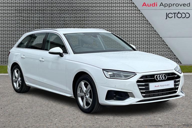 Used 2024 AUDI A4 Avant Sport 40 TFSI 204 PS S tronic Arkona white at JCT600