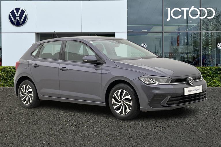 Used 2022 VOLKSWAGEN Polo 1.0 TSI Life Hatchback 5dr Petrol Manual Euro 6 (s/s) (95 ps) Grey at JCT600