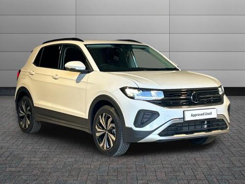 Used 2026 Volkswagen T-cross 1.0 TSI 115 Match 5dr + 17' MANILA ALLOYS/HEATED SEATS White at Sinclair Volkswagen