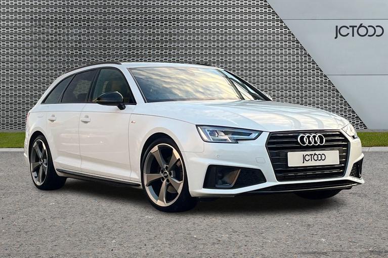 Used 2019 AUDI A4 Avant 2.0 TFSI 40 Black Edition Estate 5dr Petrol S Tronic Euro 6 (s/s) (190 ps) White at JCT600