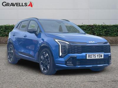 Used 2025 Kia SPORTAGE 1.6 h T-GDi GT-Line S SUV 5dr Petrol Hybrid Auto Euro 6 (s/s) (235 bhp) Blue at Gravells