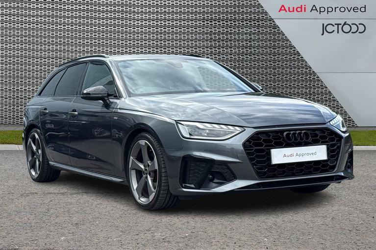 Used 2021 AUDI A4 Avant Black Edition 35 TFSI 150 PS S tronic Daytona Grey at JCT600