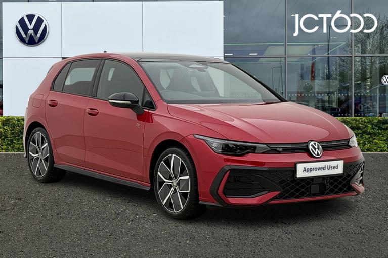 Used 2026 Volkswagen Golf 1.5 eTSI MHEV Black Edition Hatchback 5dr Petrol Hybrid DSG Euro 6 (s/s) (150 ps) Red at JCT600