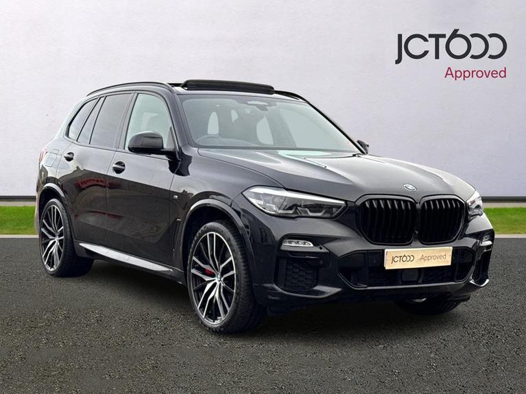 Used 2021 BMW X5 3.0 45e 24kWh M Sport SUV 5dr Petrol Plug-in Hybrid Auto xDrive Euro 6 (s/s) (394 ps) Black at JCT600