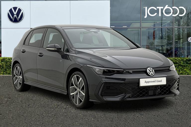 Used 2026 VOLKSWAGEN Golf 1.5 eTSI MHEV Black Edition Hatchback 5dr Petrol Hybrid DSG Euro 6 (s/s) (150 ps) Grey at JCT600