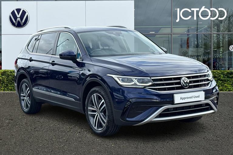 Used 2023 VOLKSWAGEN Tiguan Allspace 2.0 TSI R-Line SUV 5dr Petrol DSG 4Motion Euro 6 (s/s) (190 ps) Blue at JCT600