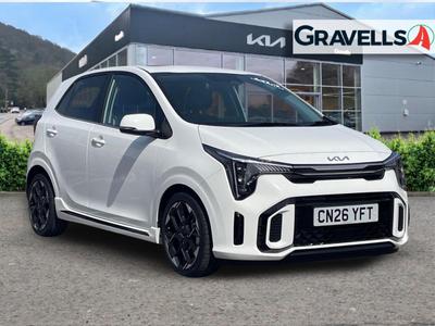 Used 2026 Kia PICANTO 1.0 GT-Line S Hatchback 5dr Petrol Manual Euro 6 (s/s) (67 bhp) clear white at Gravells