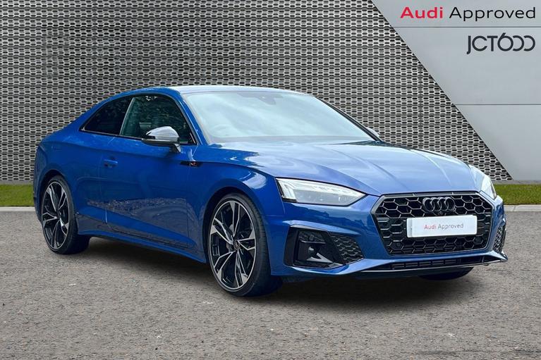 Used 2023 Audi A5 Black Edition 40 TFSI 204 PS S troni Ascari blue at JCT600