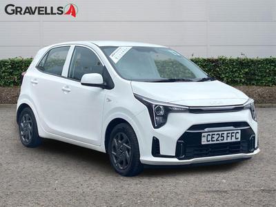 Used 2025 Kia PICANTO 1.0 2 Hatchback 5dr Petrol Manual Euro 6 (s/s) (62 bhp) clear white at Gravells