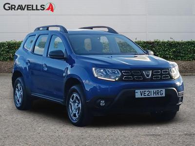Used 2021 Dacia DUSTER 1.0 TCe Essential SUV 5dr Petrol Manual Euro 6 (s/s) (100 ps) Blue at Gravells