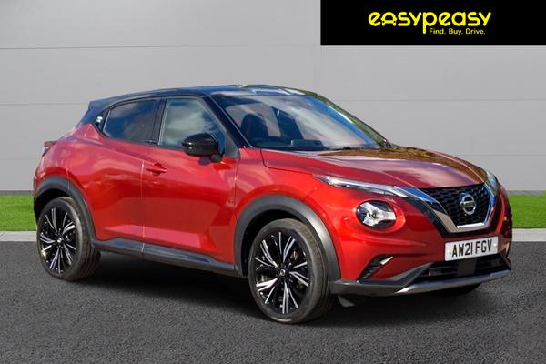 Used 2021 Nissan JUKE 1.0 DiG-T 114 Tekna+ 5dr DCT Red at easypeasy