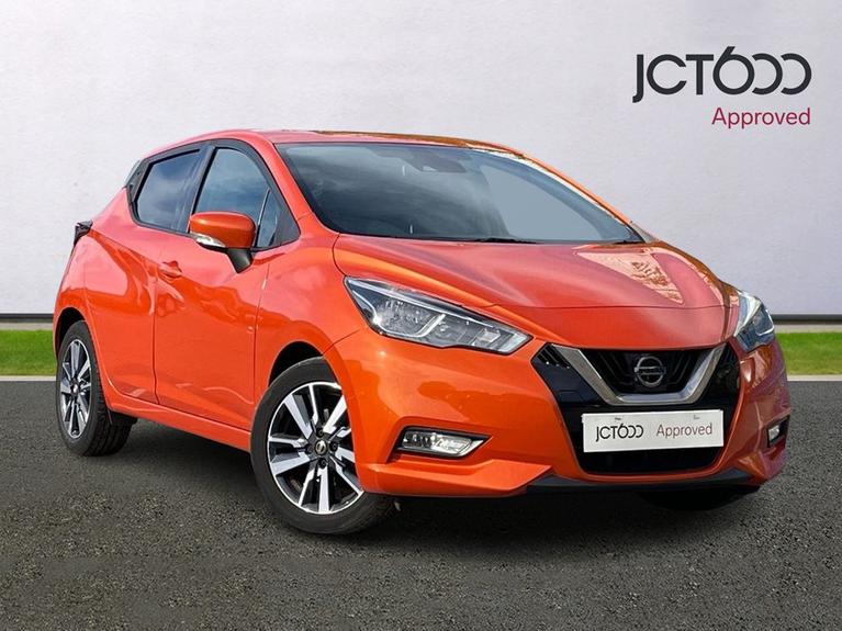 Used 2017 NISSAN Micra 1.0 Acenta Hatchback 5dr Petrol Manual Euro 6 (71 ps) Orange at JCT600