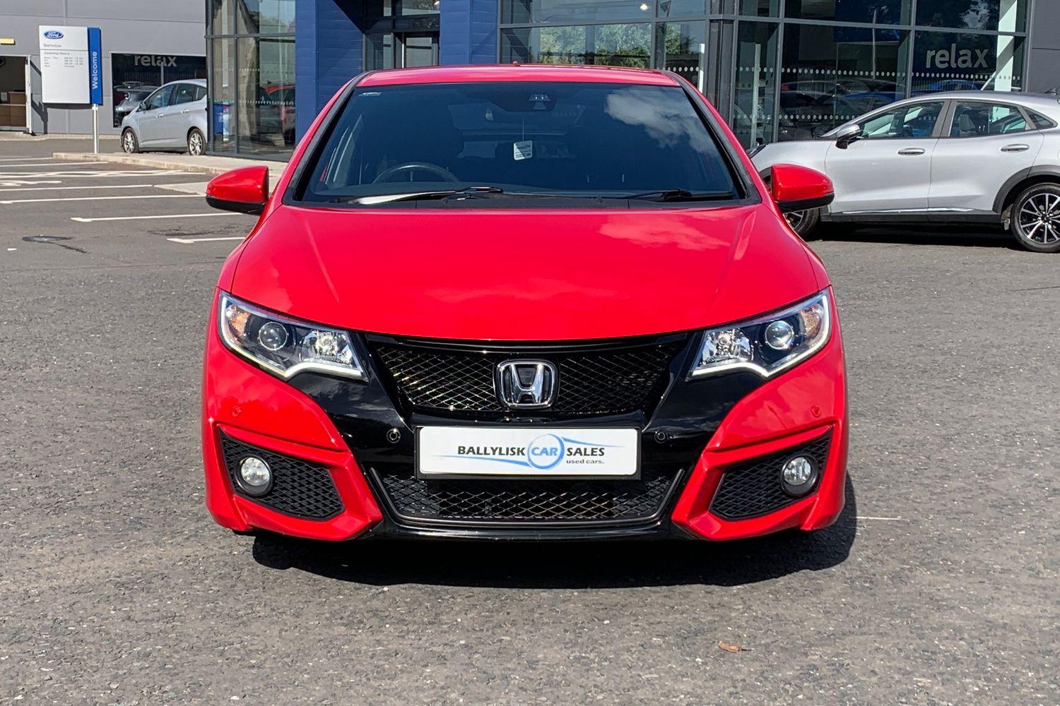 2015 Honda Civic 1.8 i-VTEC 142PS Sport Hatchback in Red with only 39K - vehicle photo 4 for sale on PureCar