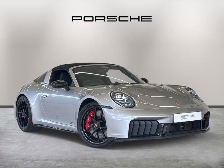 Used 2026 PORSCHE 911 3.6 T-Hybrid 992 4 GTS Targa 2dr Petrol Hybrid PDK 4WD Euro 6 (s/s) (541 ps) Silver at JCT600