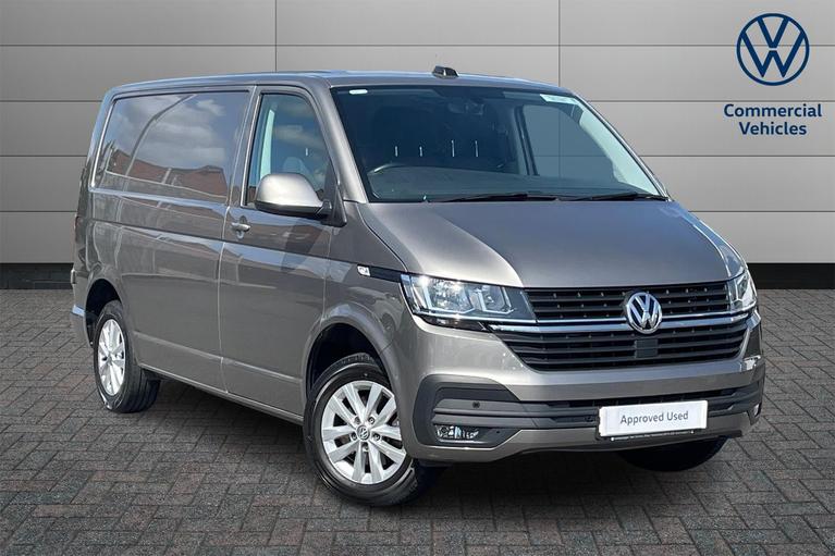 Used 2022 VOLKSWAGEN Transporter T28 Highline SWB 150 PS 2.0 TDI 6sp Manual Panel Van Mojave Beige at JCT600