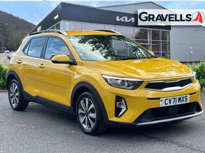 Used 2021 Kia STONIC 1.0 T-GDi 2 SUV 5dr Petrol Manual Euro 6 (s/s) (99 bhp) Yellow at Gravells