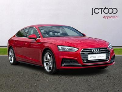 2017 AUDI A5 2.0 TFSI S line Sportback 5dr Petrol S Tronic quattro Euro 6 (s/s) (252 ps) at JCT600