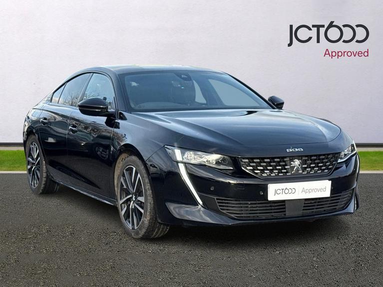 Used 2023 PEUGEOT 508 1.6 11.8kWh GT Premium Fastback 5dr Petrol Plug-in Hybrid e-EAT Euro 6 (s/s) (225 ps) Black at JCT600
