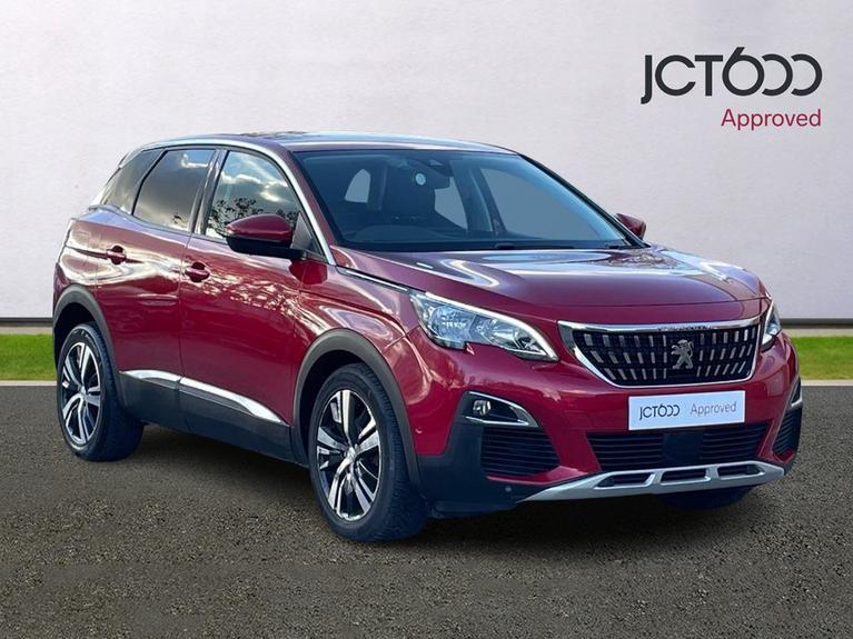 Used 2017 PEUGEOT 3008 1.2 PureTech Allure SUV 5dr Petrol EAT Euro 6 (s/s) (130 ps) Red at JCT600