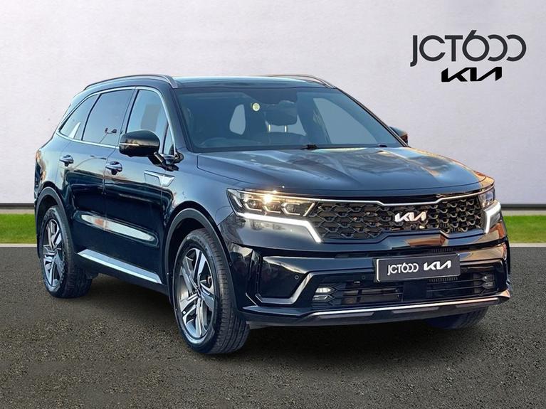 Used 2022 KIA Sorento 1.6 h T-GDi 4 SUV 5dr Petrol Hybrid Auto AWD Euro 6 (s/s) (226 bhp) Black at JCT600